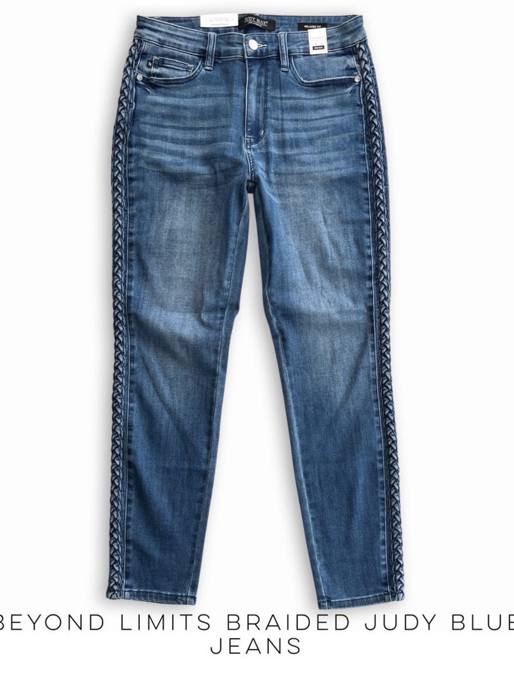 Beyond Limits Braided Judy Blue Jeans